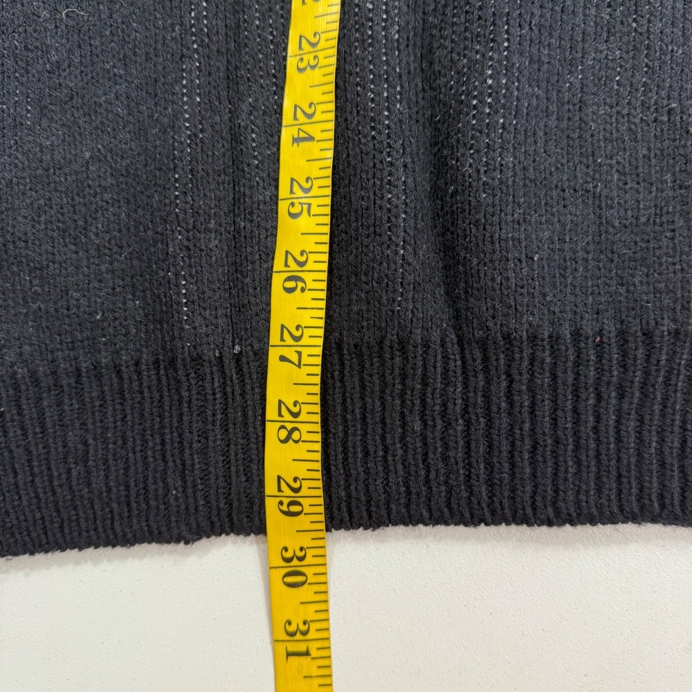 Vintage Great American Sweater Company Womens XL Black Bear Oversized Grunge - Picture 12 of 12